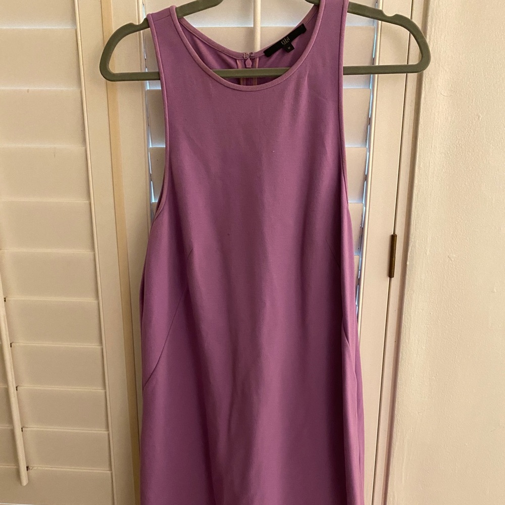Tibi Purple Shift Dress